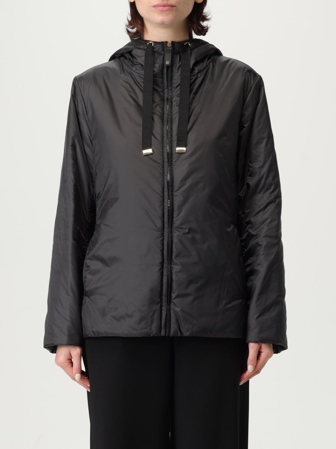 Max Mara The Cube Greenh - Drip-proof Canvas Travel Jacket In Black