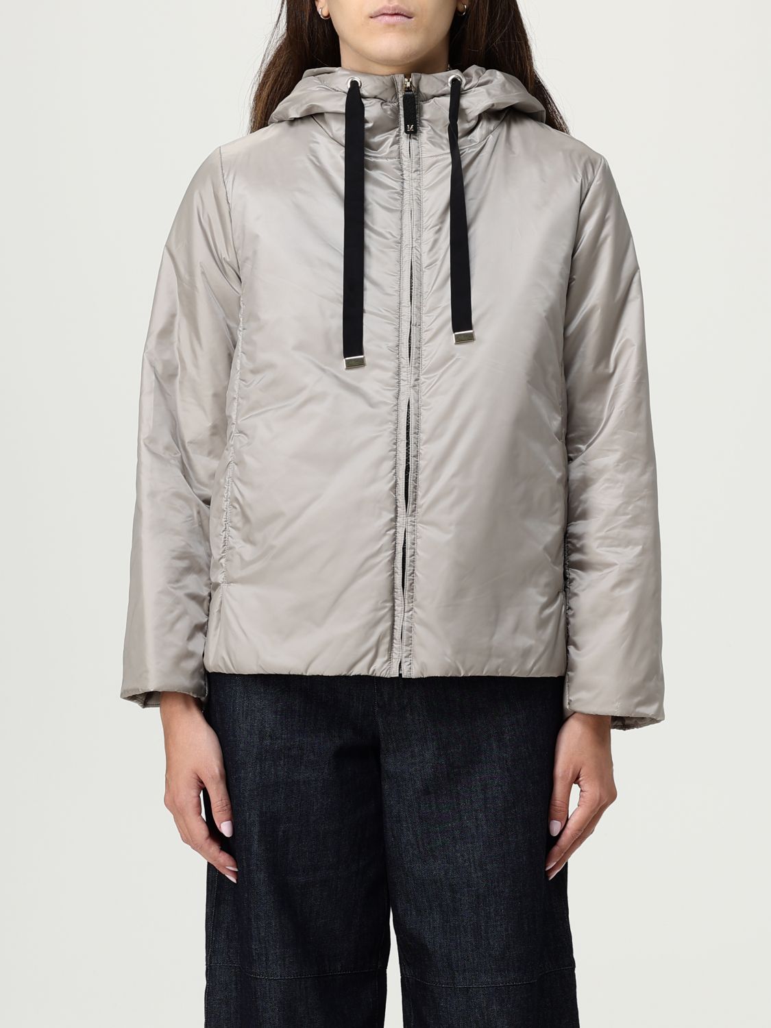 Max Mara The Cube Jacket Woman Color Grey In Gray