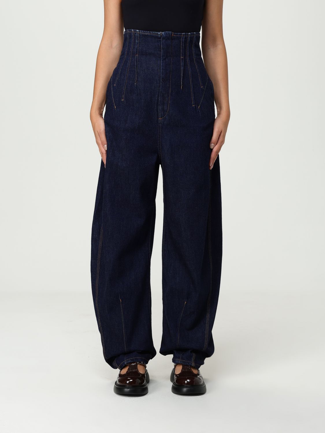Sportmax Jeans  Woman Color Blue In Blue