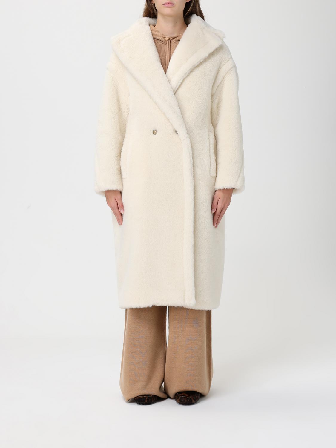 Max Mara Coat  Woman Color White In White
