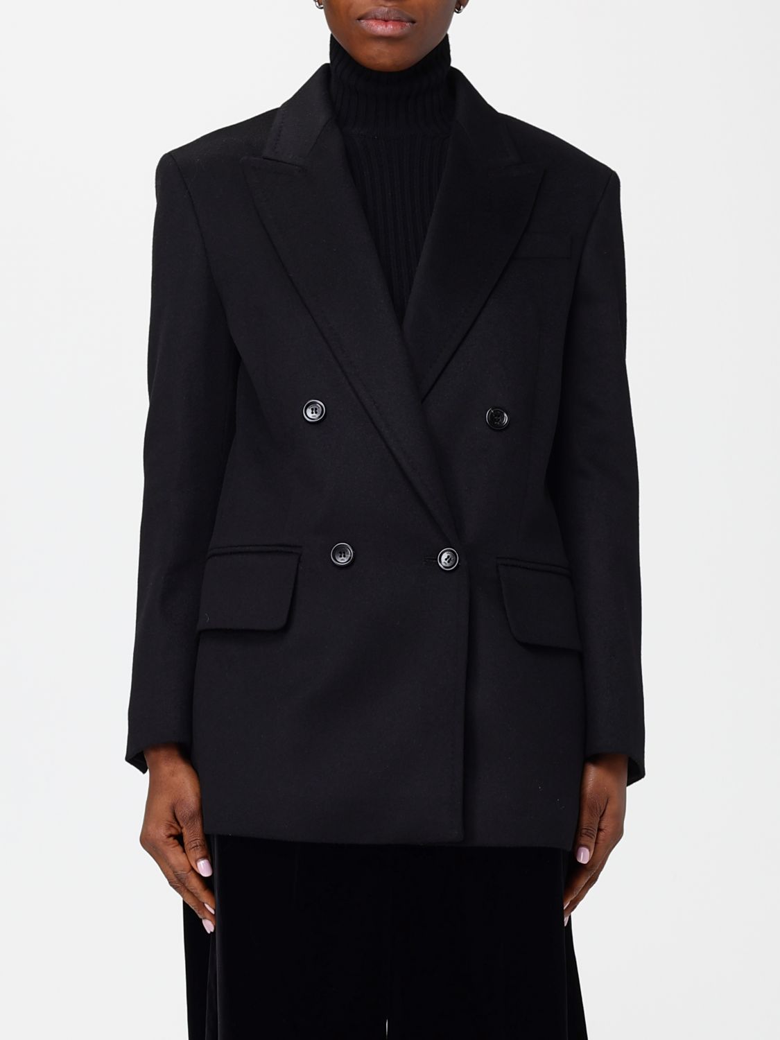 Max Mara Jacket  Woman Color Black In Black