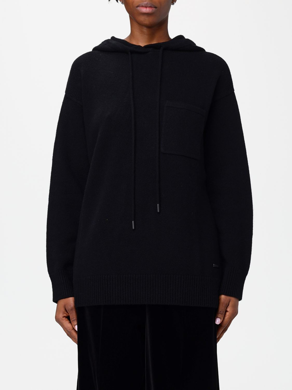 Max Mara Sweatshirt  Woman Color Black