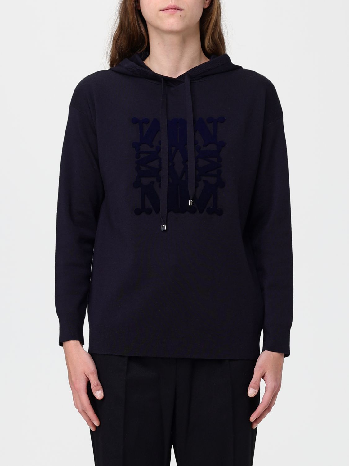 Max Mara Sweatshirt  Woman Color Blue