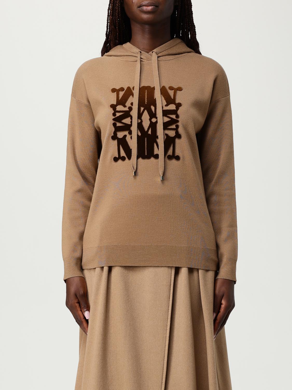 MAX MARA Sweatshirt Woman color Camel　MAX MARA スウェットシャツ ウィメンズ カラー キャメル MAX