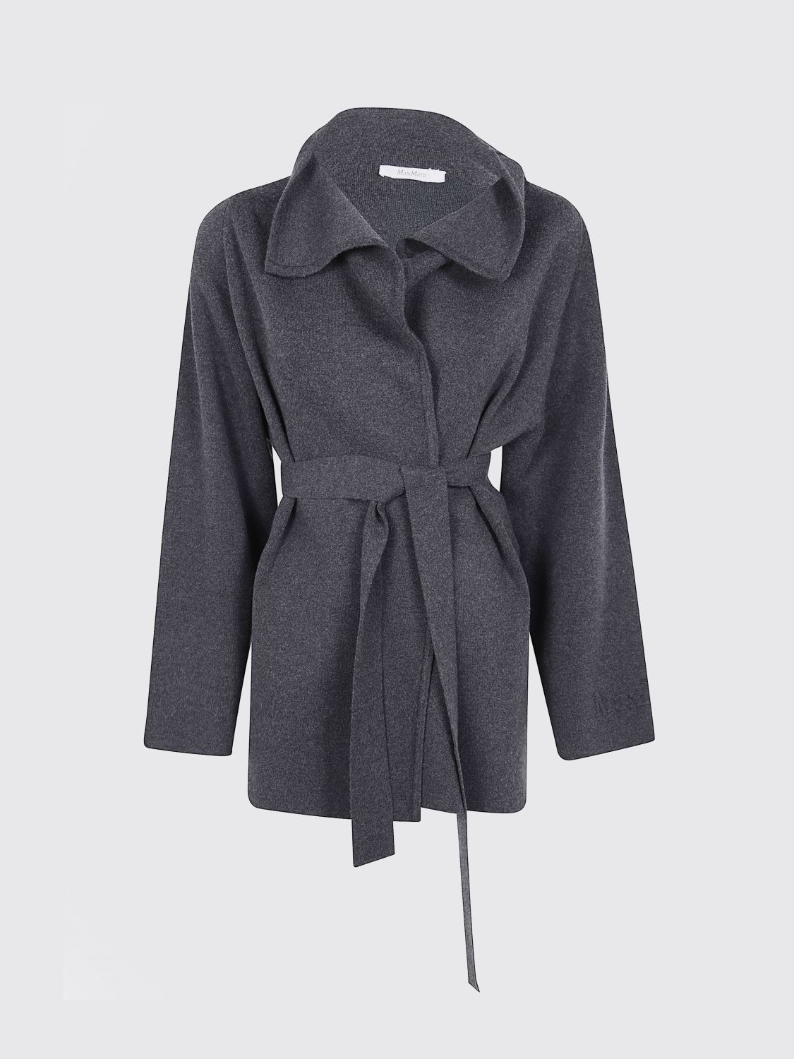 Max Mara Coat  Woman Color Grey 1 In Gray