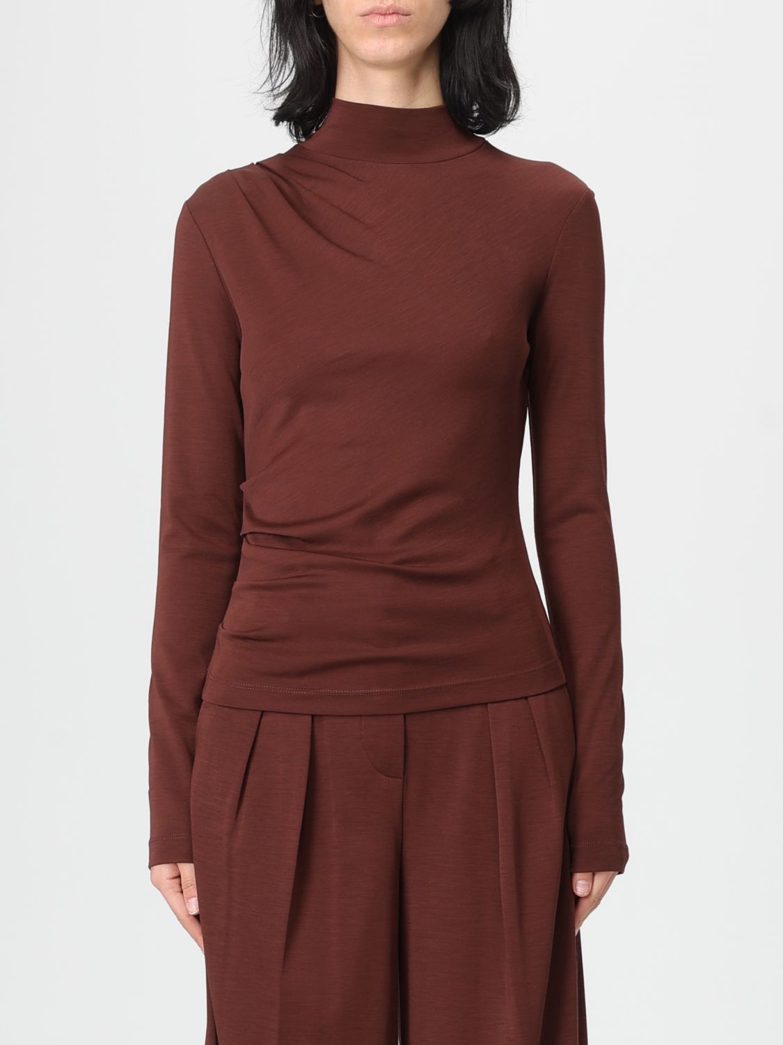 Max Mara Top  Woman Color Burgundy In Burgundy