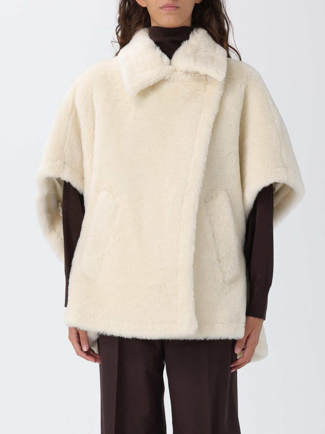 Max Mara Cape  Woman Color White In White