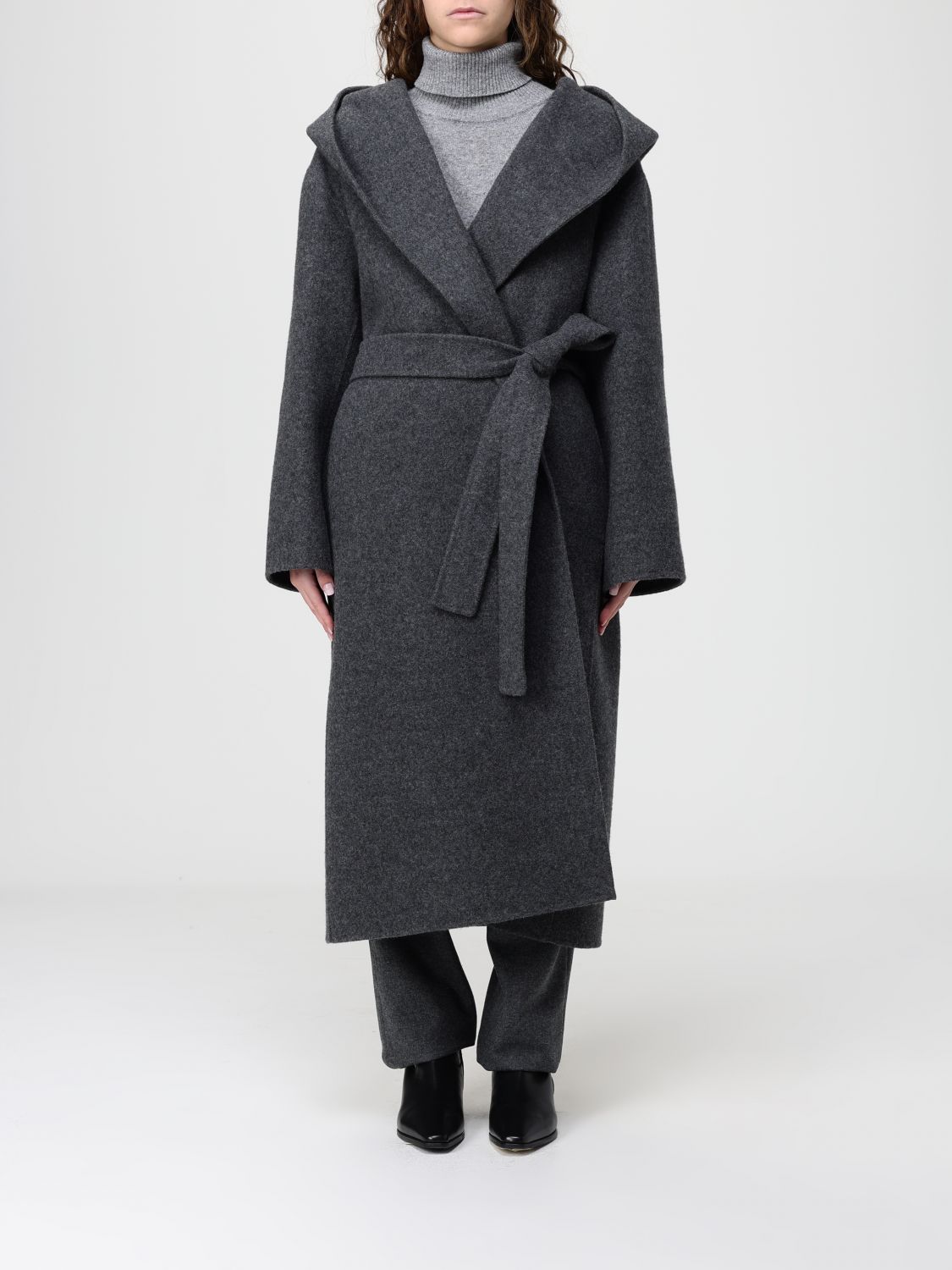 's Max Mara Coat Woman In Gray