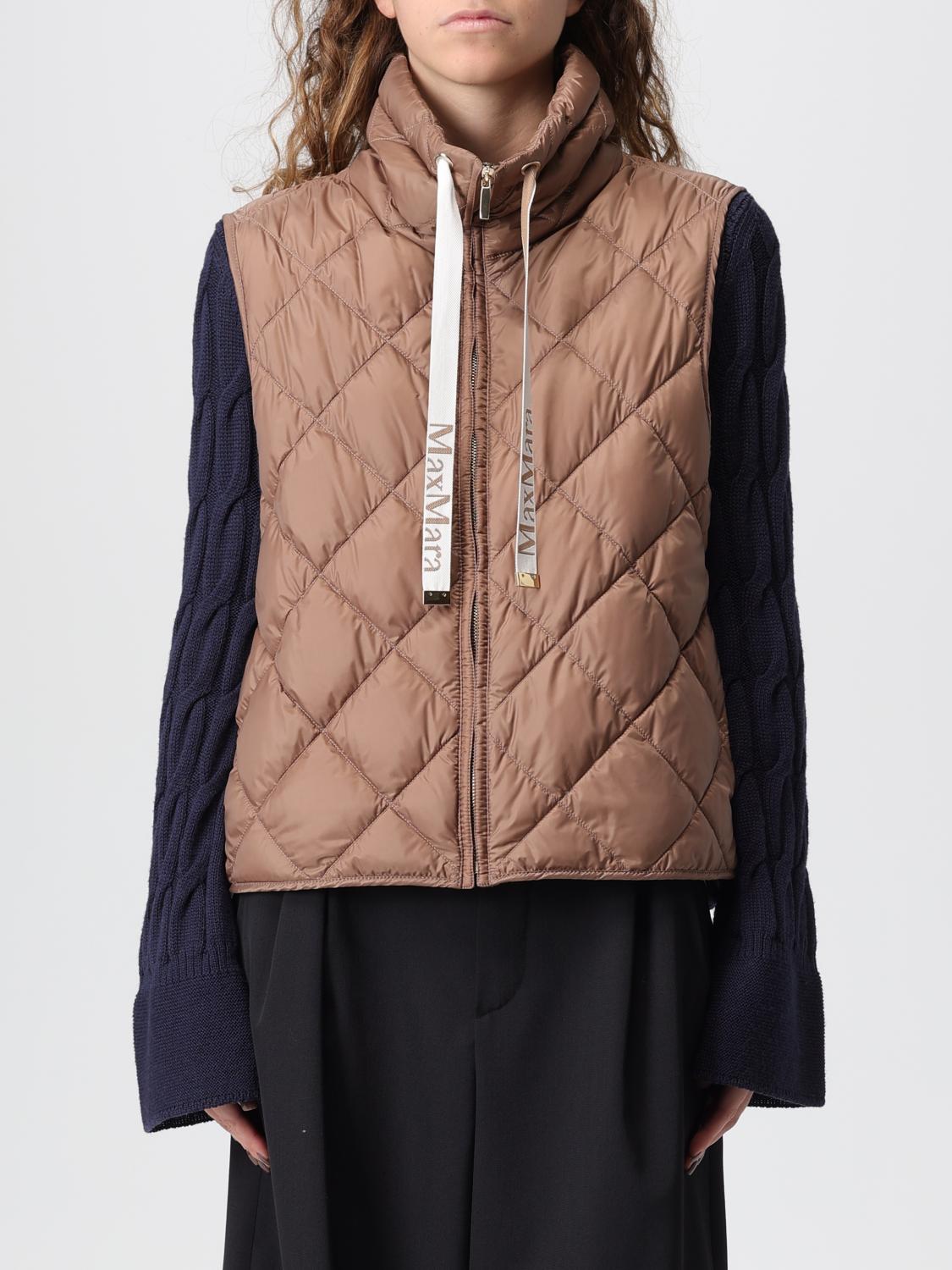 Max Mara The Cube Waistcoat  Woman Color Brown