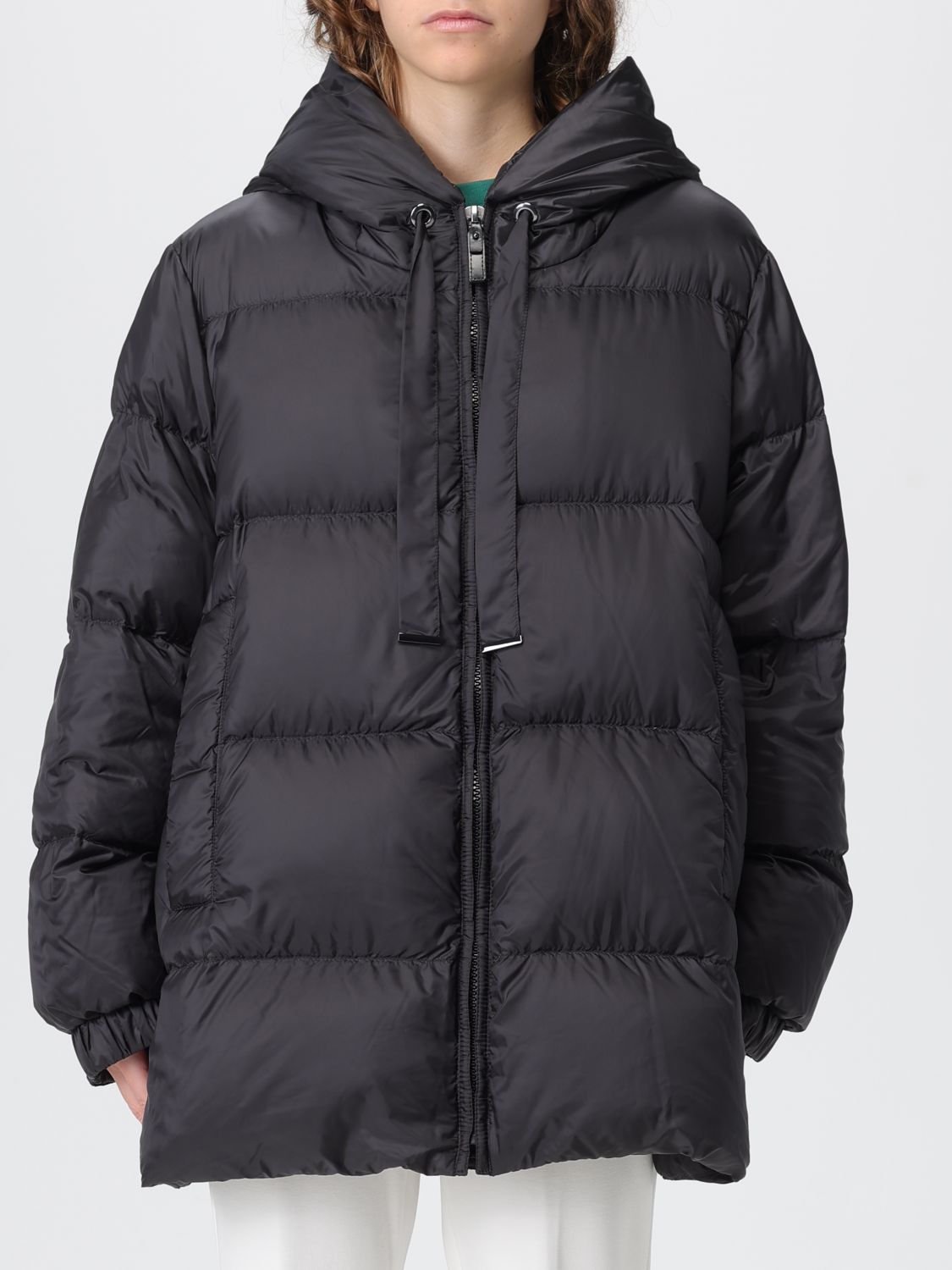 Max Mara The Cube Jacket Woman Color Black In Blue