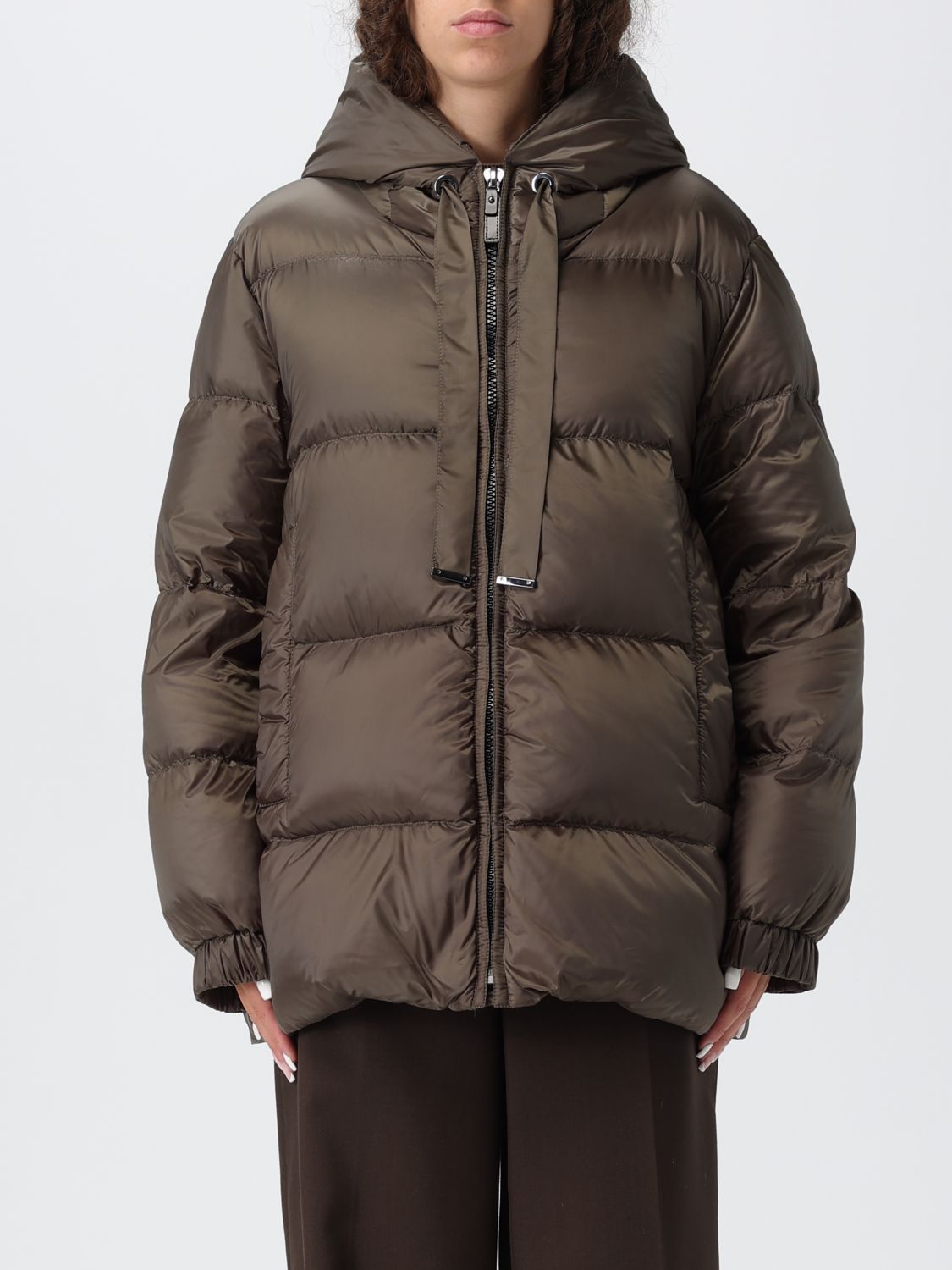 Max Mara The Cube Jacket Woman Color Grey In Gray