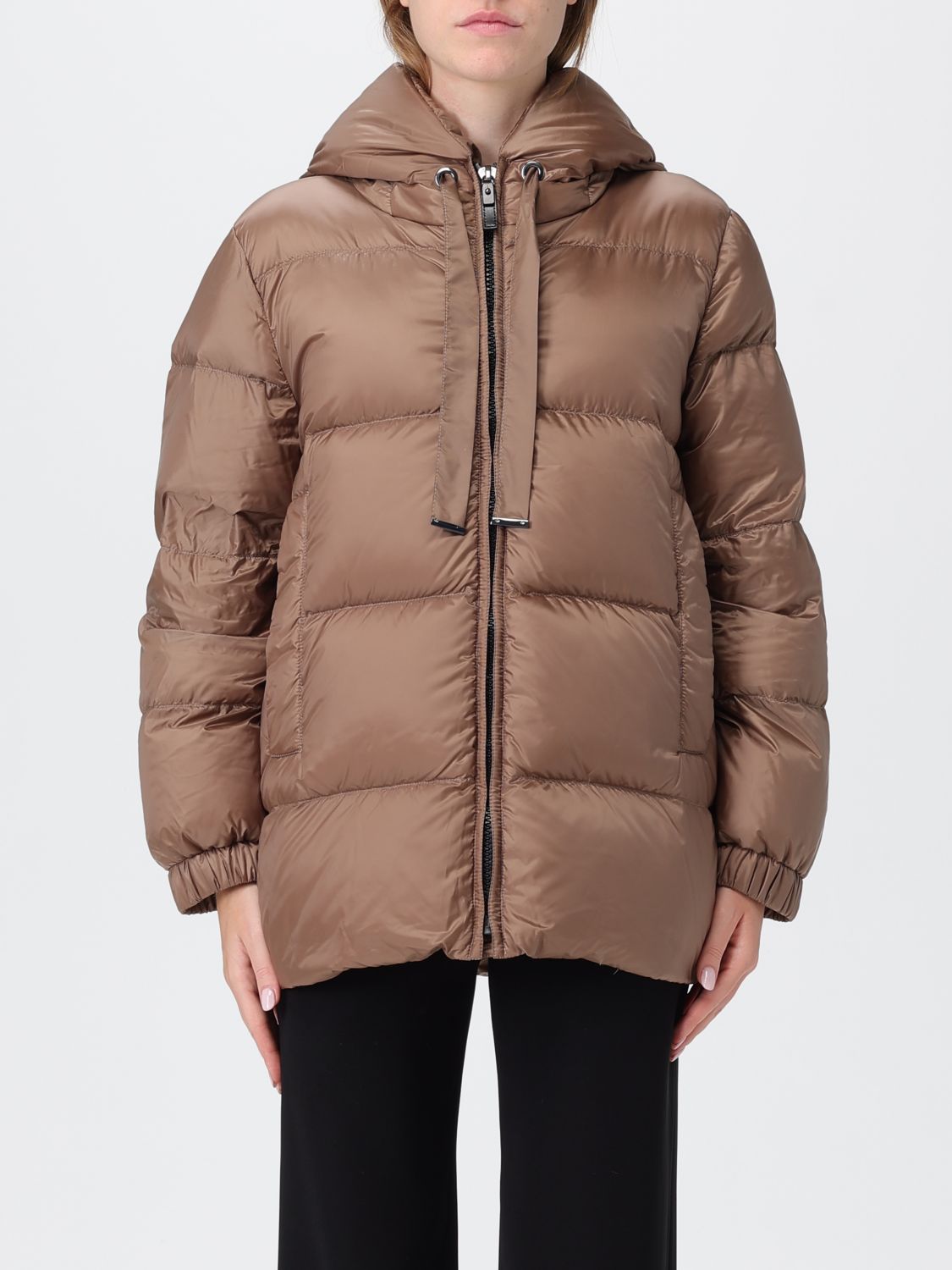 Max Mara The Cube Jacket Woman Color Brown In Brown
