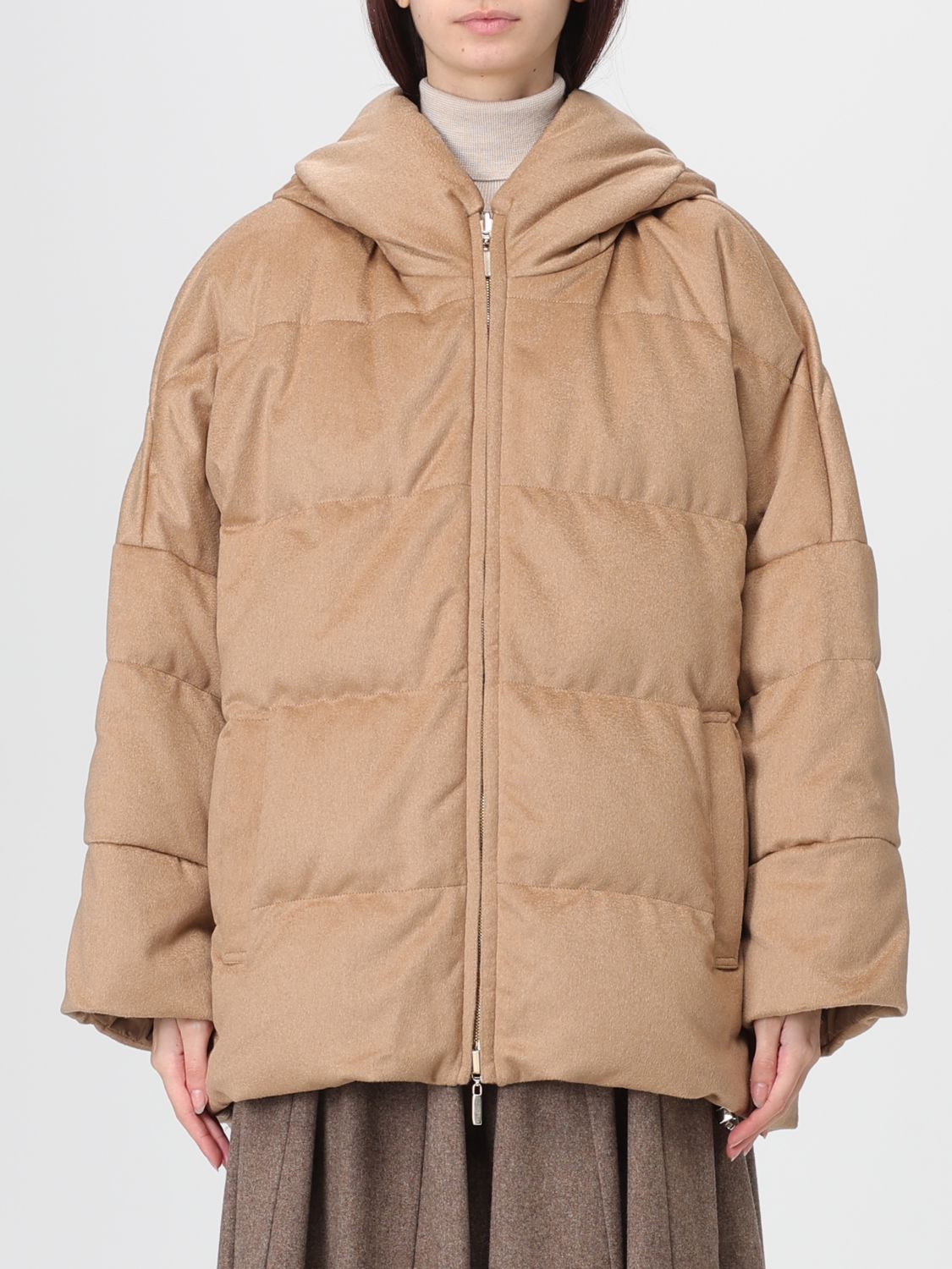 Max Mara The Cube Imbottito Corto In Gold