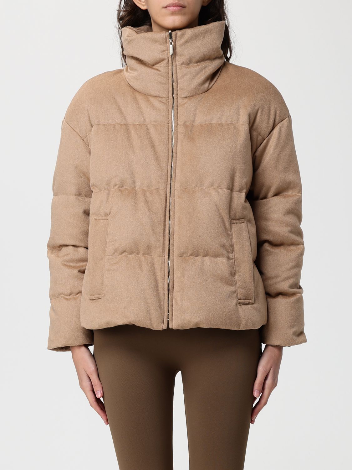 Max Mara The Cube Jacket Woman Color Camel In Brown