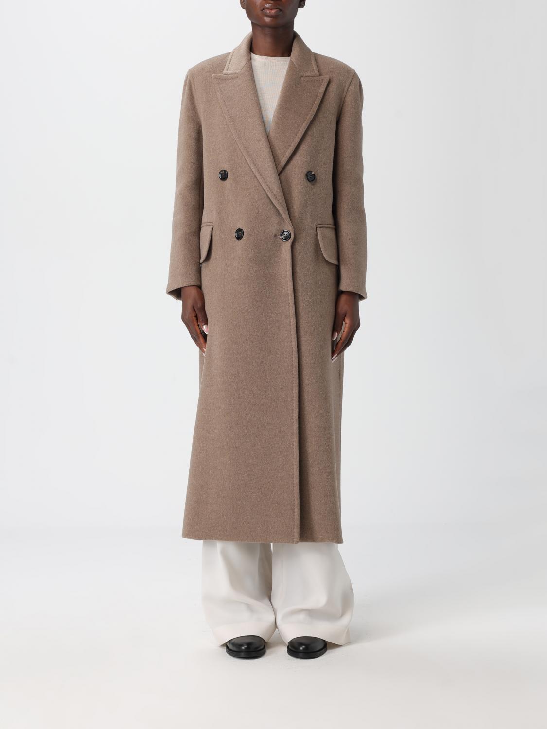 Max Mara Coat  Woman Color Hazel In Brown