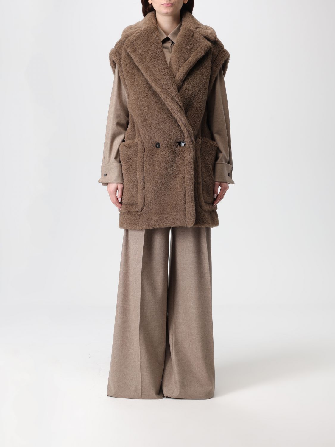 Max Mara Coat  Woman Color Brown