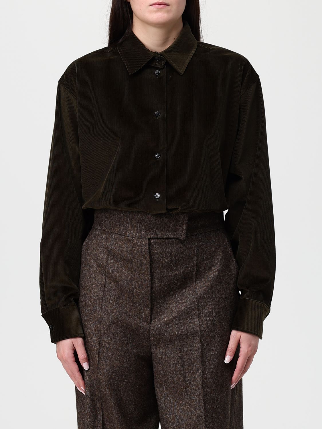 Max Mara Shirt  Woman Color Green In Green