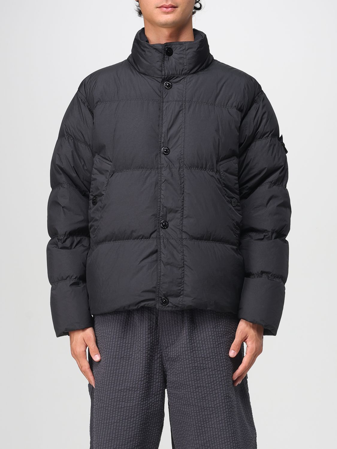 Stone Island Jacket  Men Color Black In Black