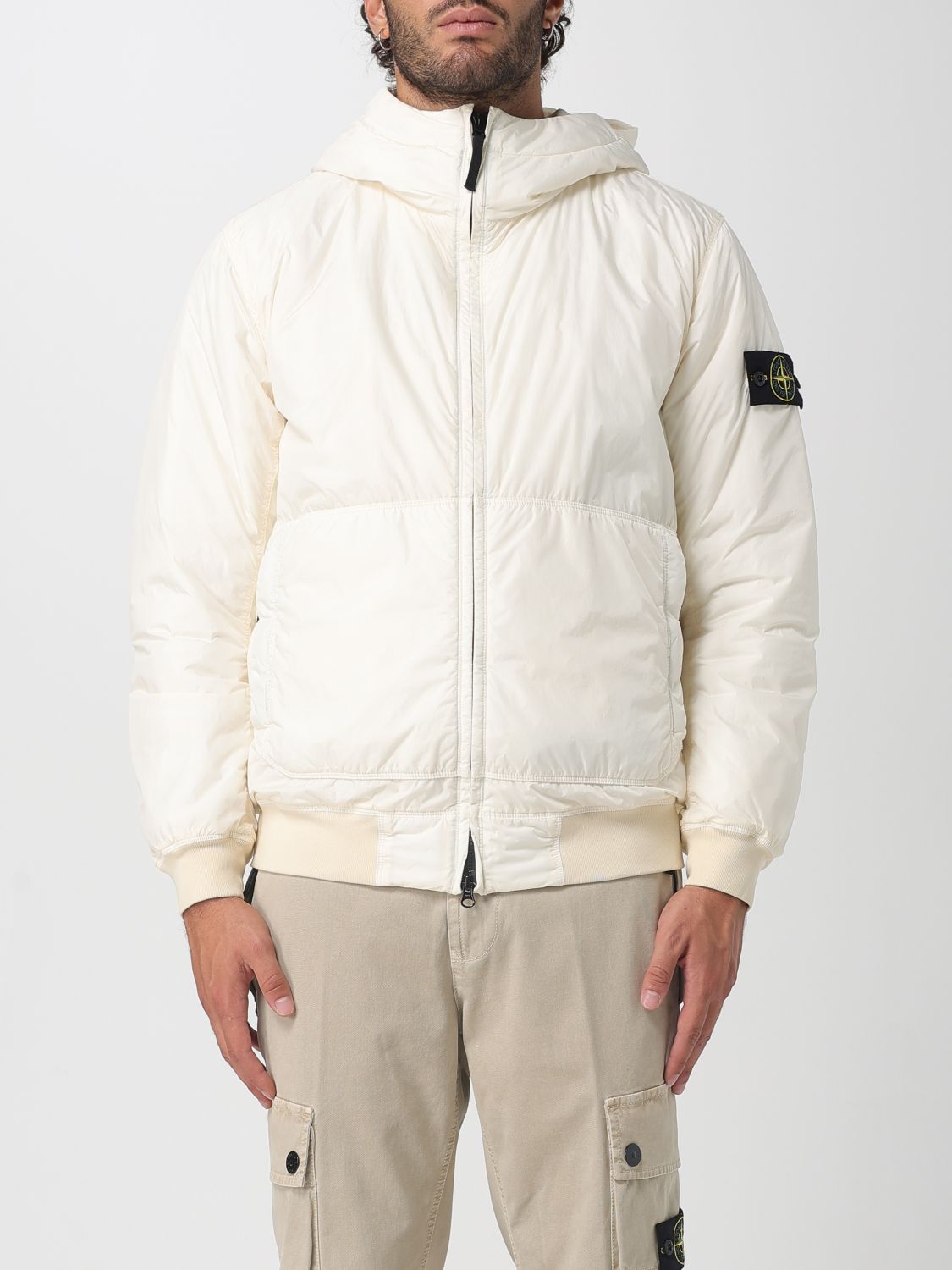 Stone Island Jacket  Men Color White In White