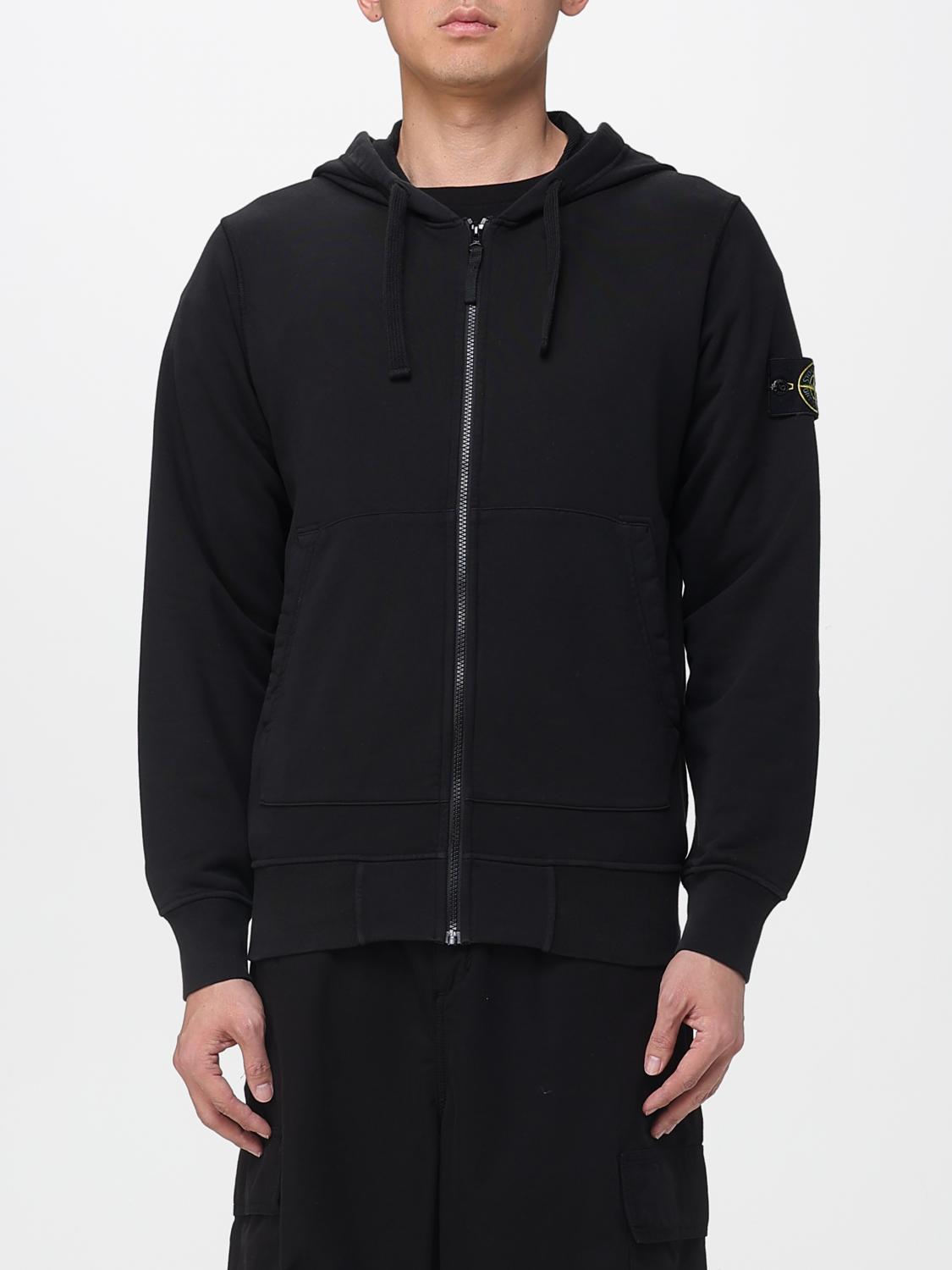 Stone Island Sweatshirt Men Color Black In Black