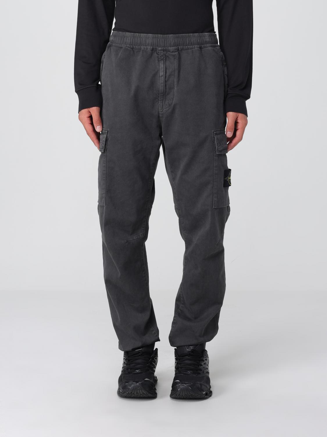 Stone Island Pants Men Color Grey 1 In Gray