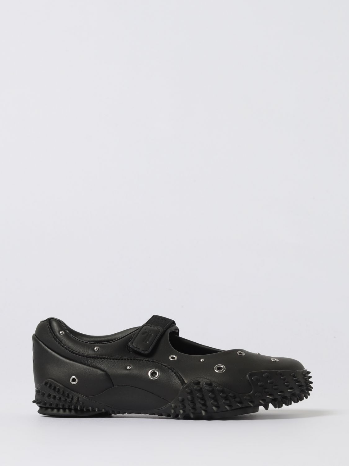 Puma Mostro Fey Ballet Flats With Silver Detail In Black