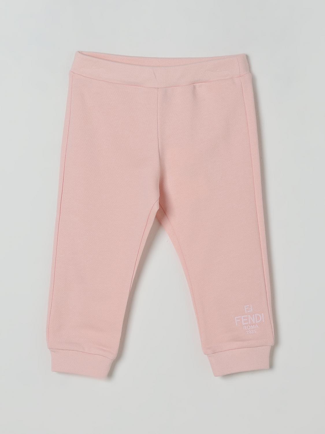 FENDI Pantalone jogging in cotone con logo