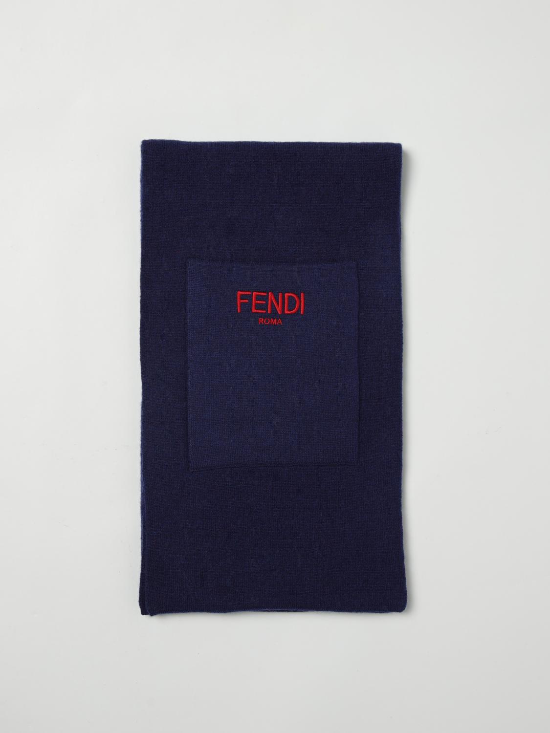 FENDI Sciarpa FF in lana