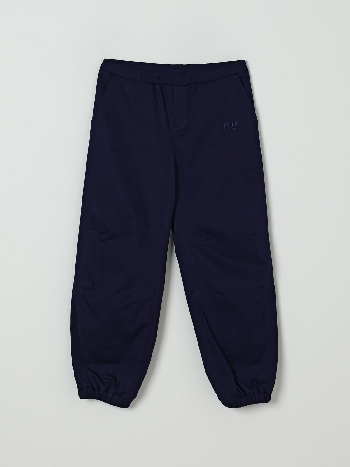 FENDI Pantalone in cotone stretch