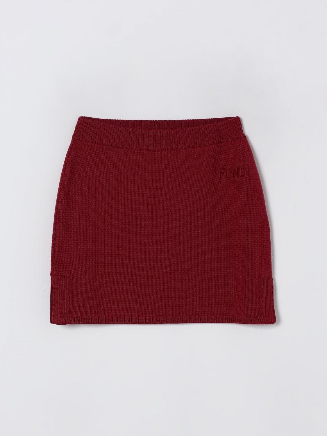 FENDI Gonna in maglia di lana vergine
