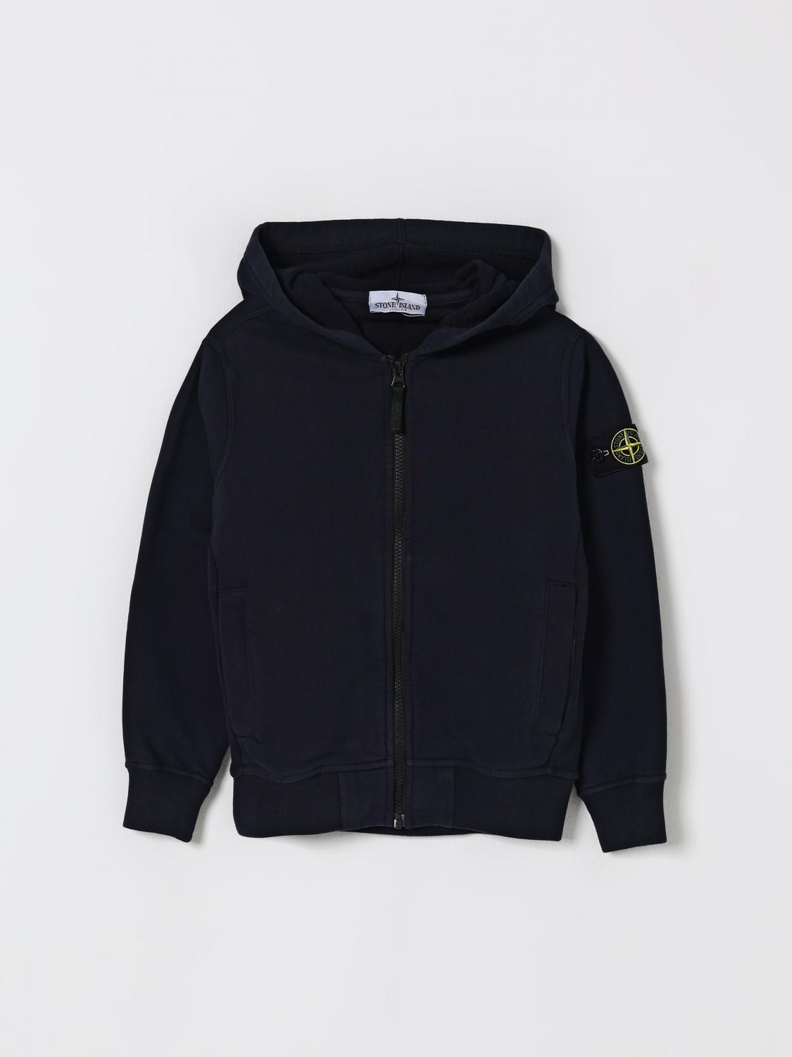 STONE ISLAND JUNIOR Sweater Kids color Blue　STONE ISLAND JUNIOR セーター キッズカラー ブルー STONE