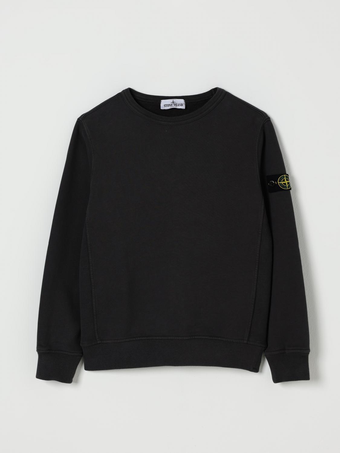 STONE ISLAND JUNIOR Pullover Kinder Farbe Grau
