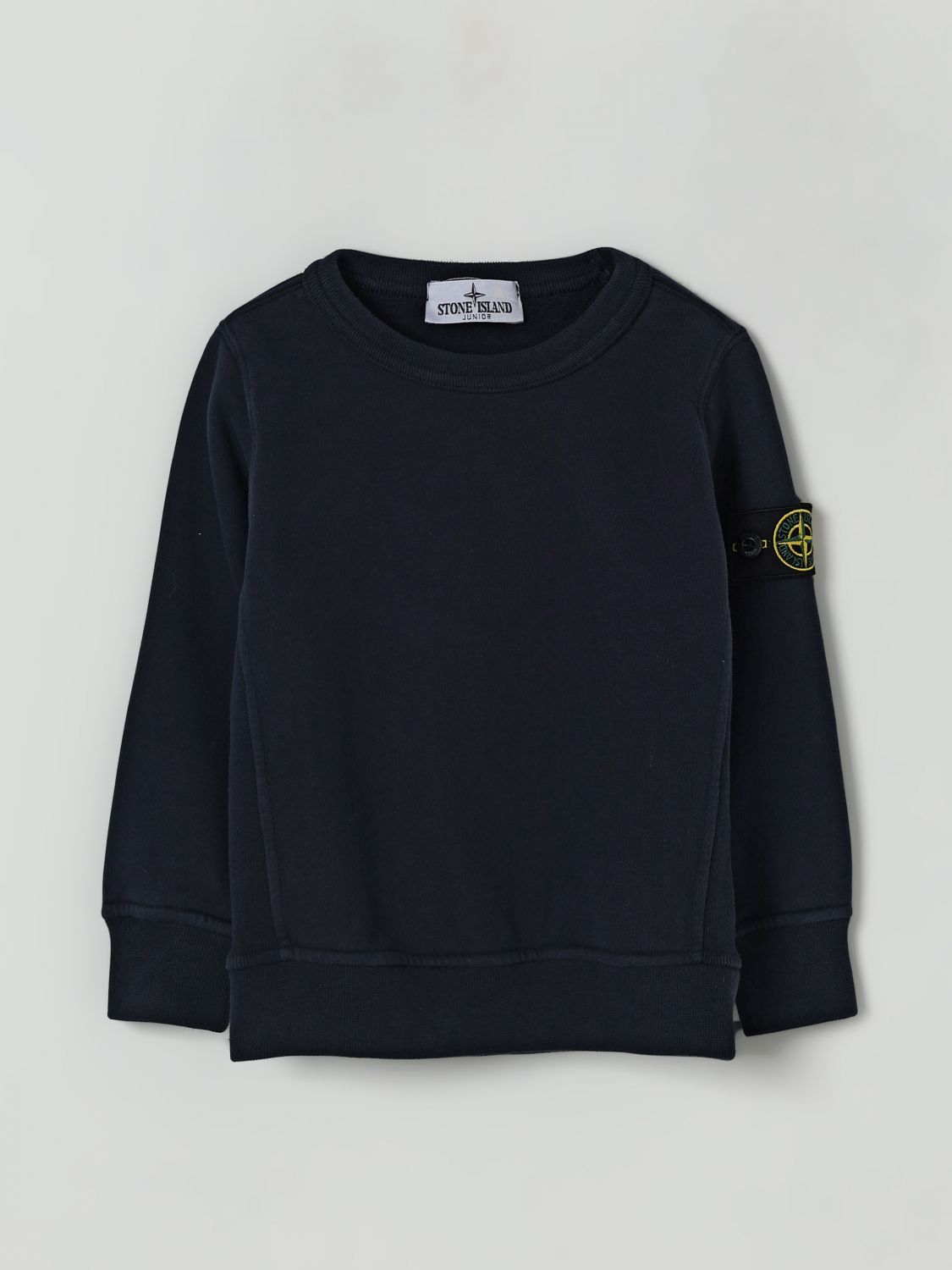 Stone Island Sweater Junior Kids Color Navy In Blue