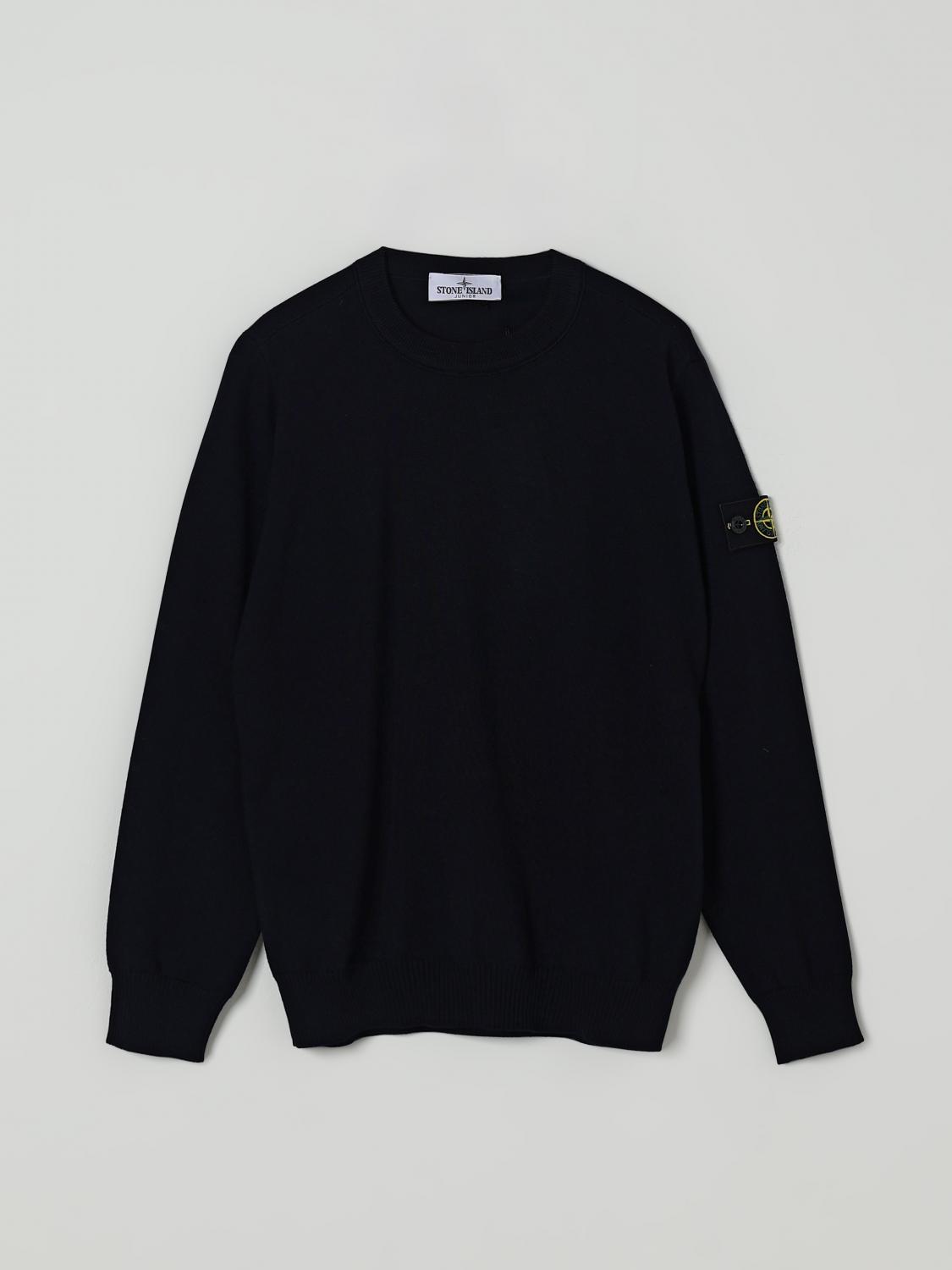 STONE ISLAND JUNIOR Sweater Kids color Blue　STONE ISLAND JUNIOR セーター キッズカラー ブルー STONE