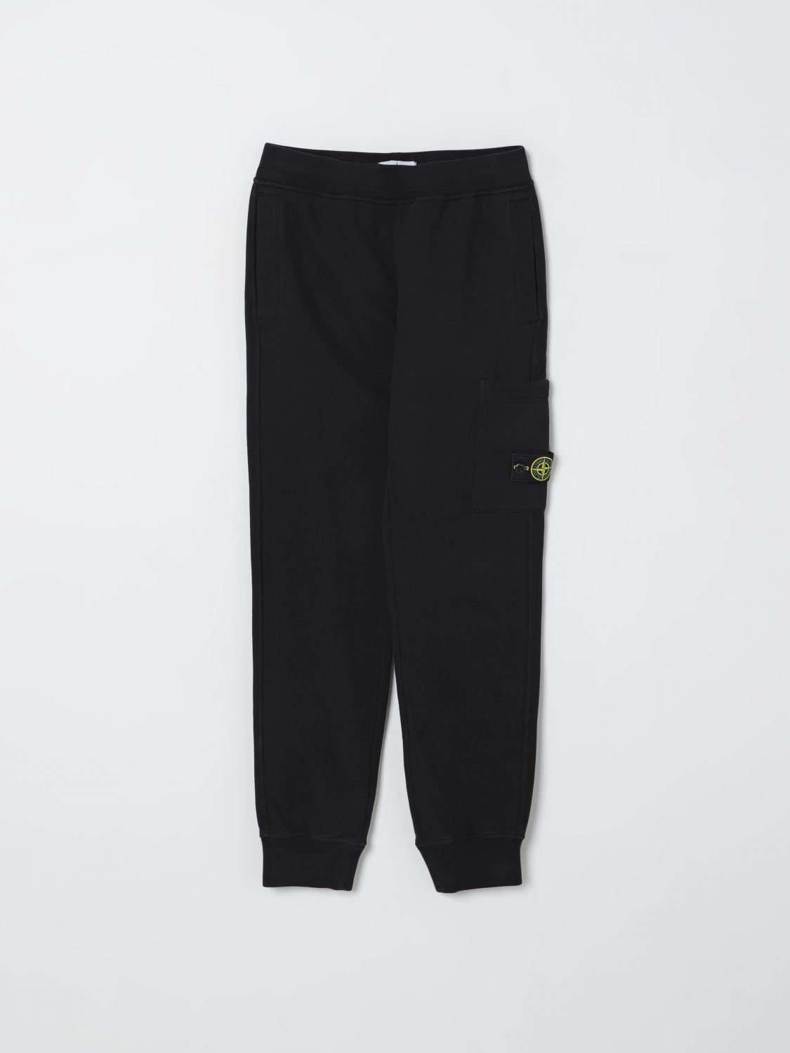 STONE ISLAND JUNIOR Hose Kinder Farbe Schwarz