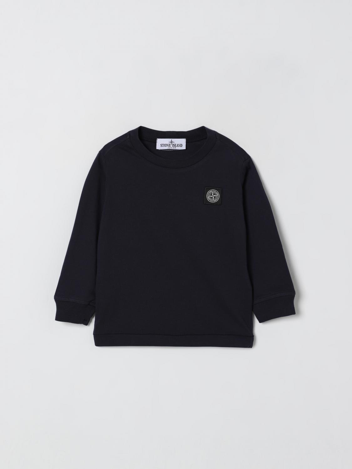 STONE ISLAND JUNIOR T-Shirt Kids color Navy　STONE ISLAND JUNIOR Tシャツ キッズカラー ネイビー STONE