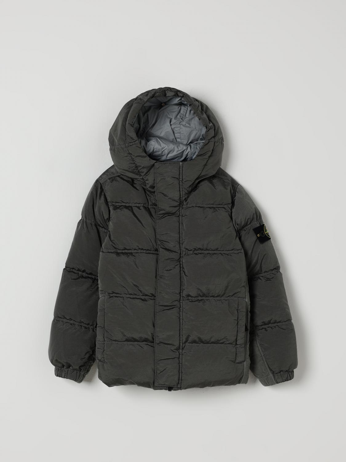 Stone Island Jacket  Junior Kids Color Dust In Gray