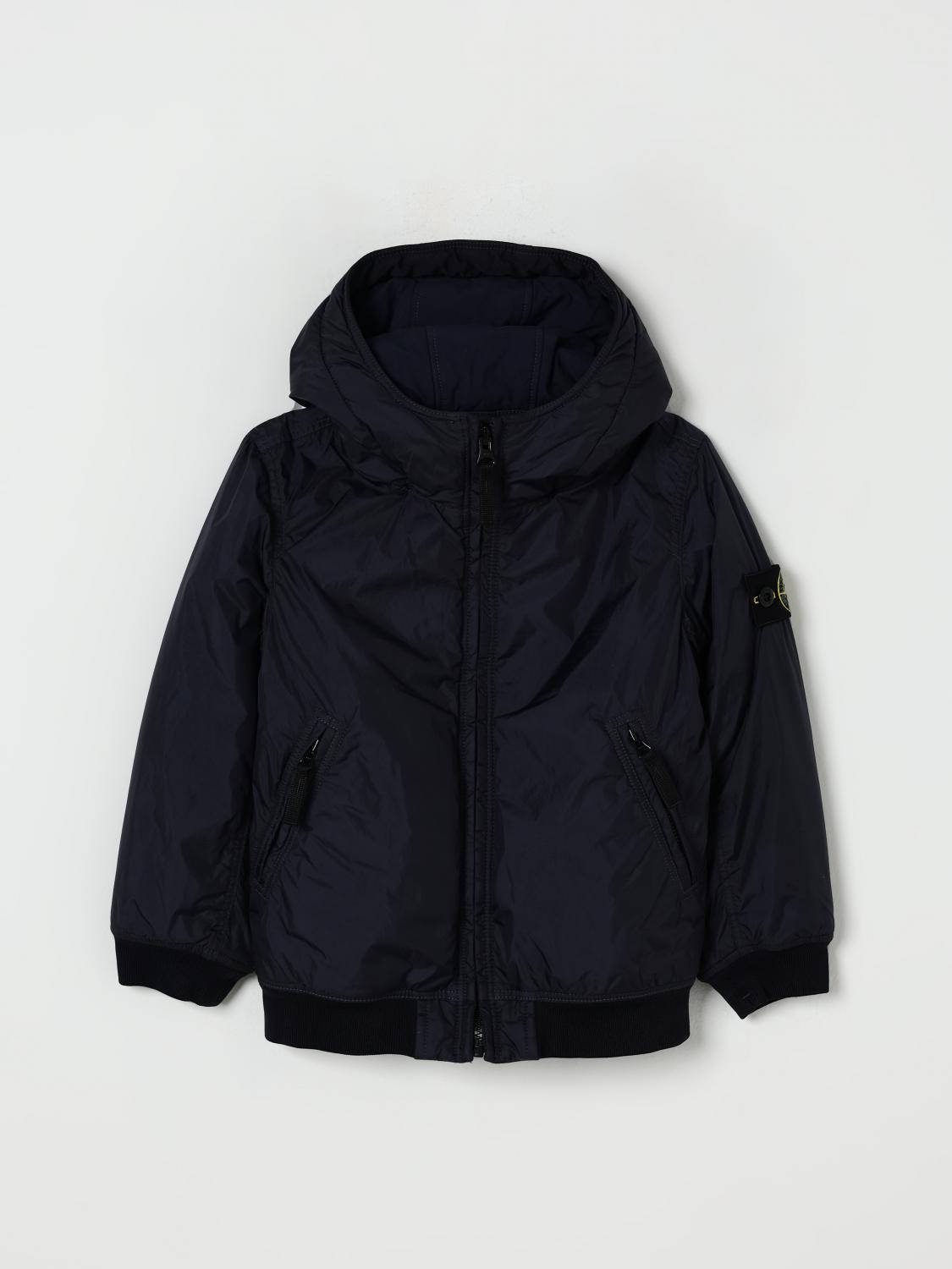 Stone Island Jacket  Junior Kids Color Navy In Blue