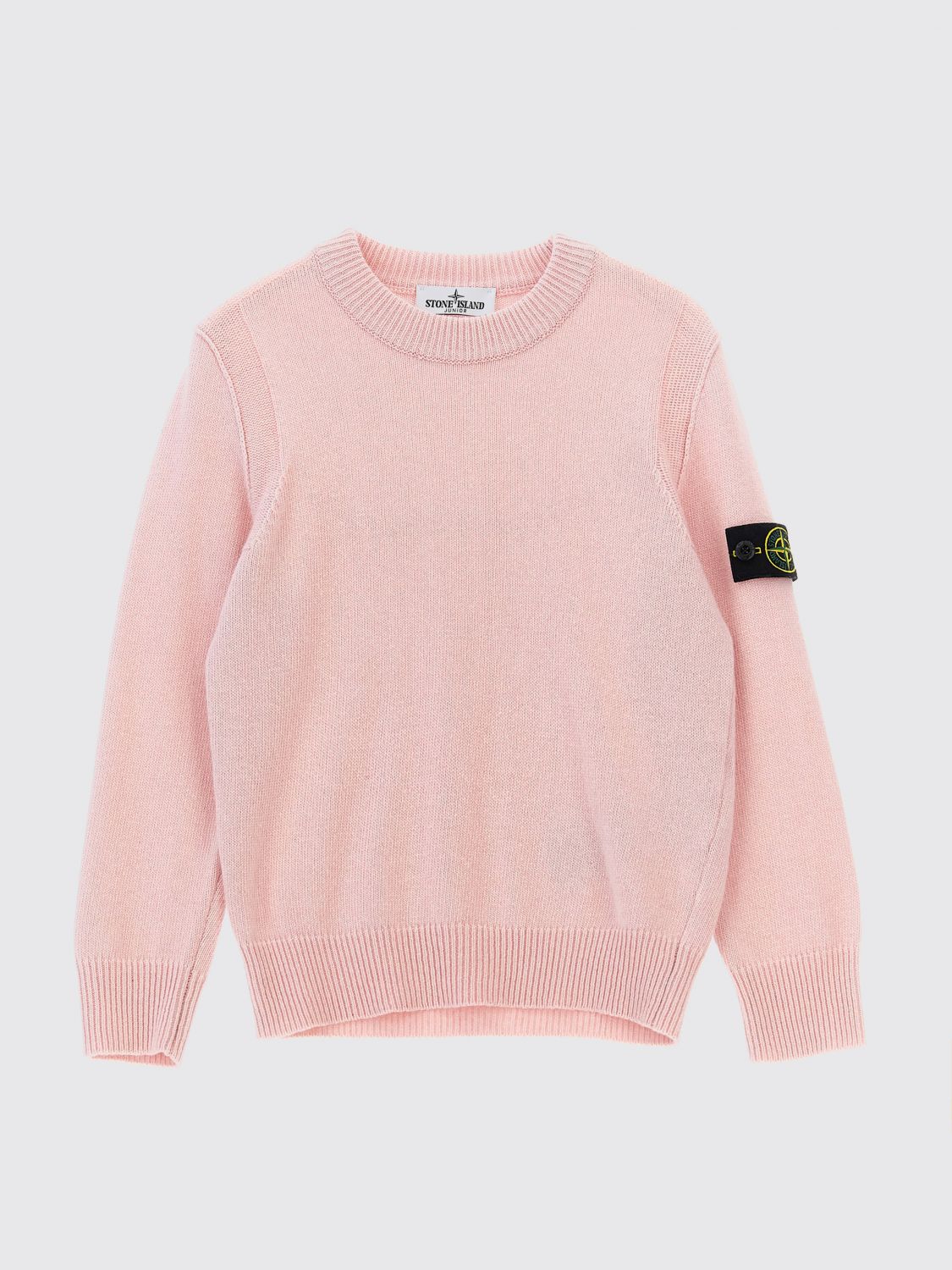 Stone Island Sweater Junior Kids Color Pink In Pink