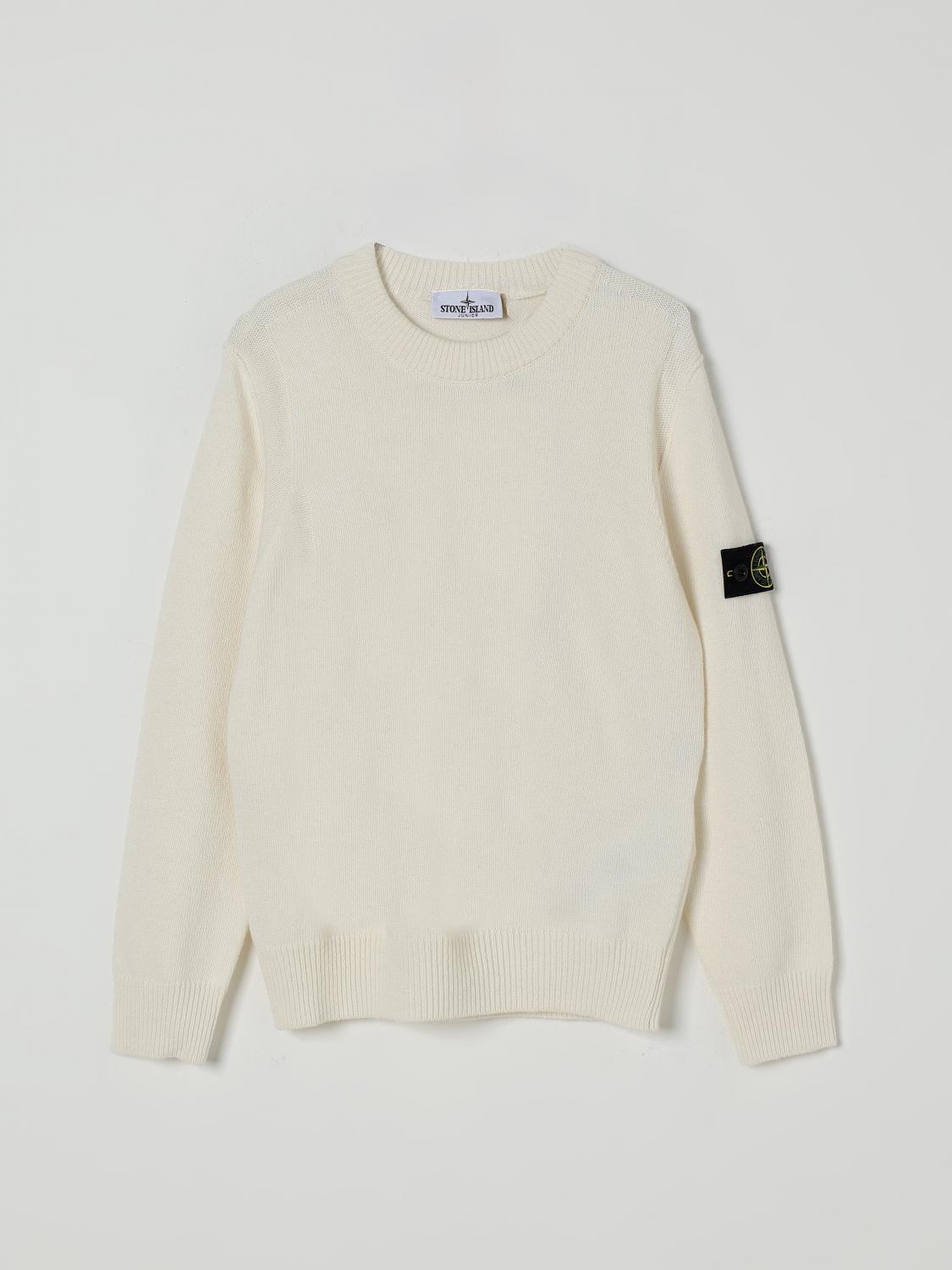 STONE ISLAND JUNIOR Sweater Kids color Beige　STONE ISLAND JUNIOR セーター キッズカラー ベージュ STONE