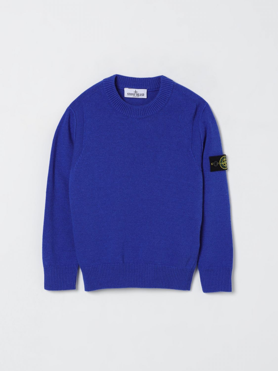 STONE ISLAND JUNIOR Sweater Kids color Royal Blue　STONE ISLAND JUNIOR セーター キッズカラー ロイヤルブルー STONE