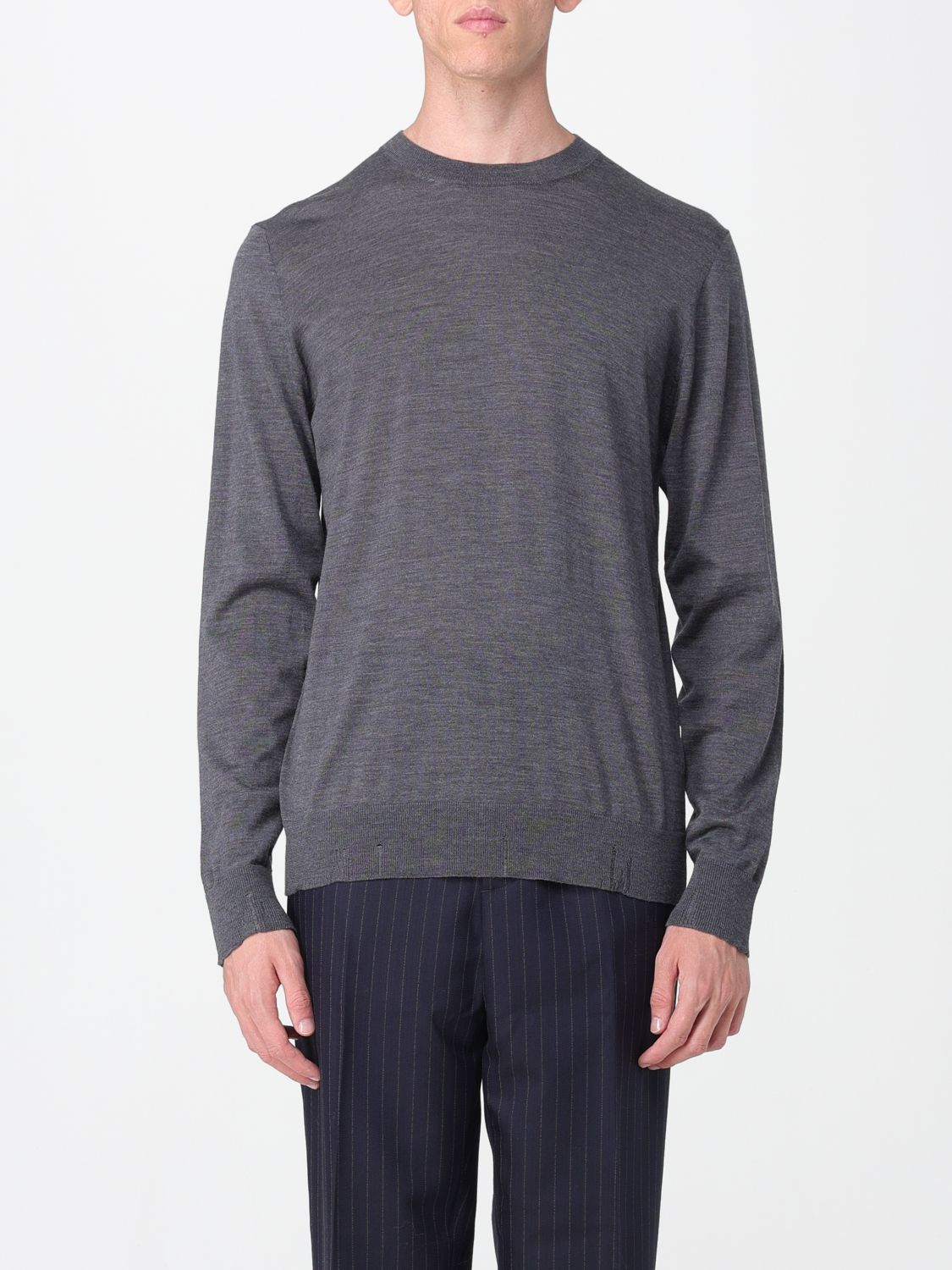 Golden Goose Sweater Men Color Charcoal In Gray