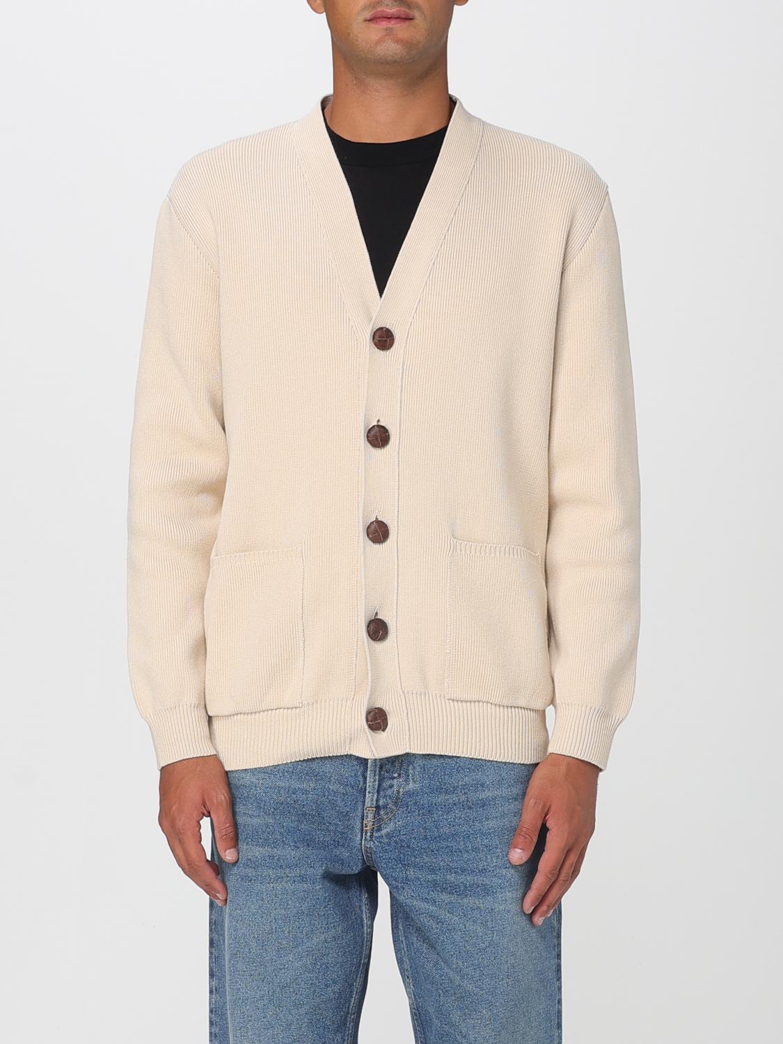 Golden Goose Cardigan Men Color Yellow Cream In Yellow