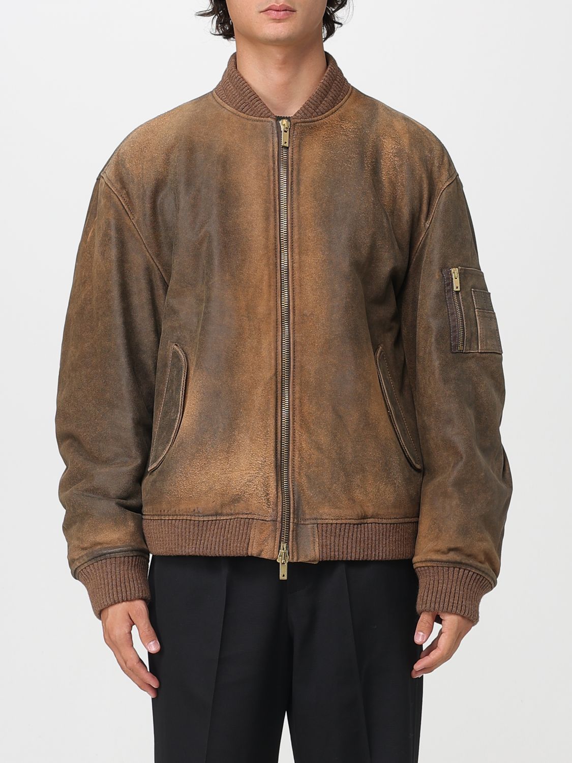 Golden Goose Jacket Men Color Brown In Brown