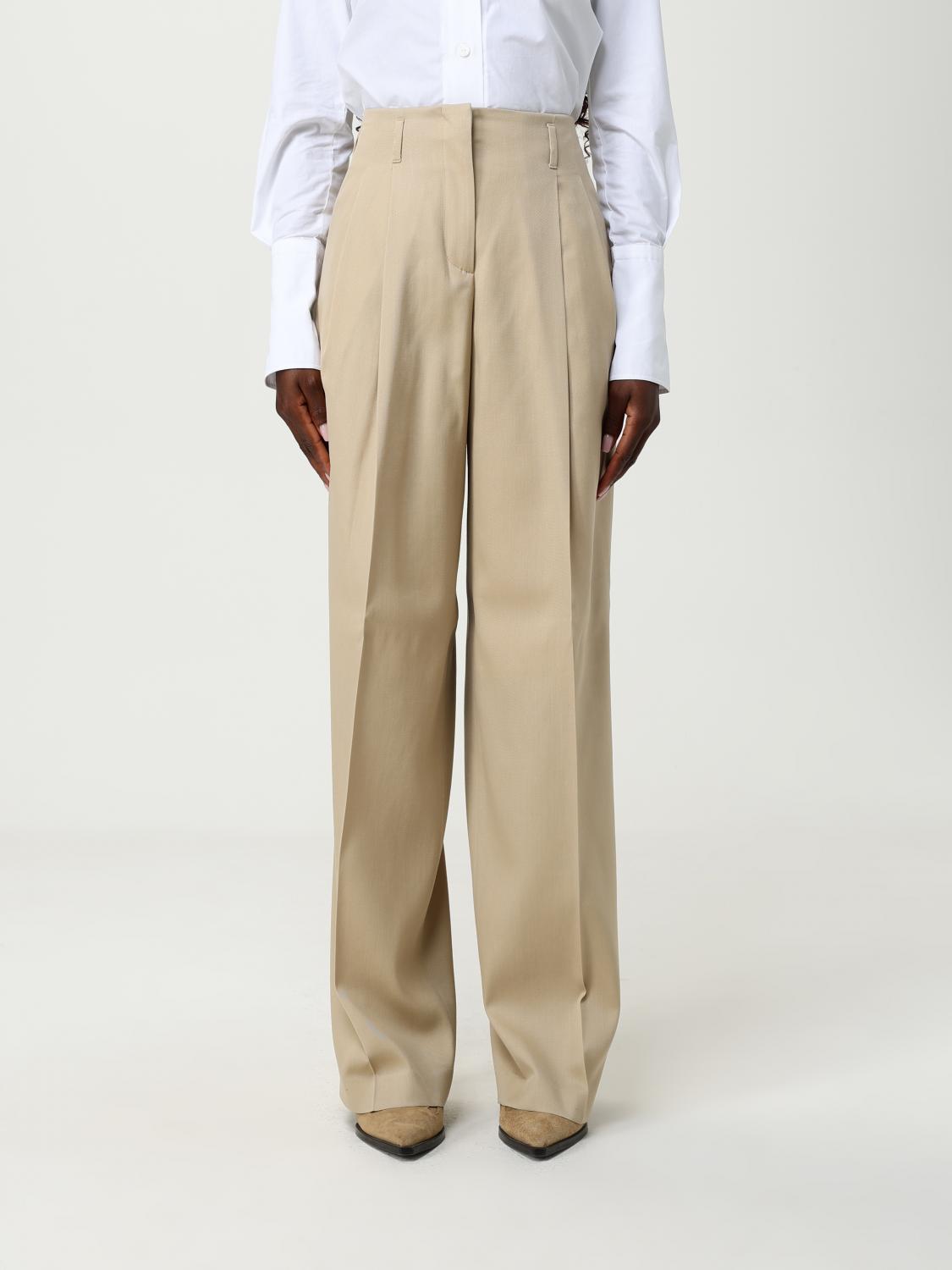 Golden Goose High-waist Wide-leg Trousers In Neutral