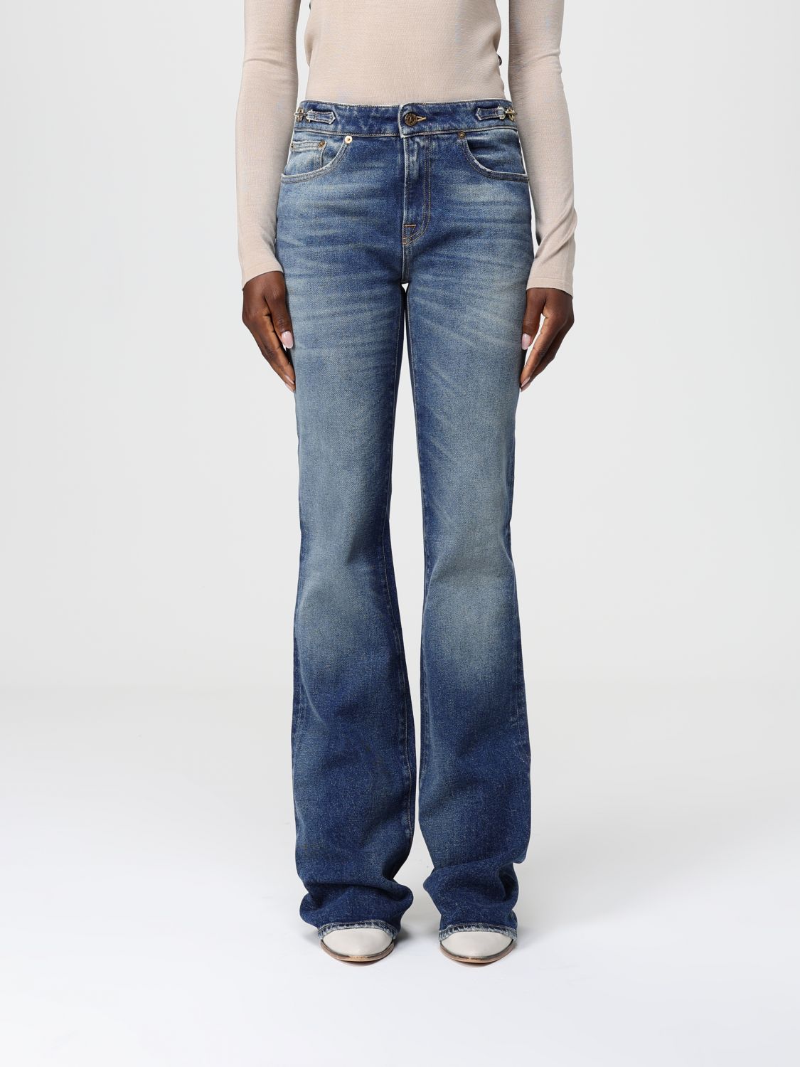 Golden Goose Jeans  Woman Color Denim In Blue