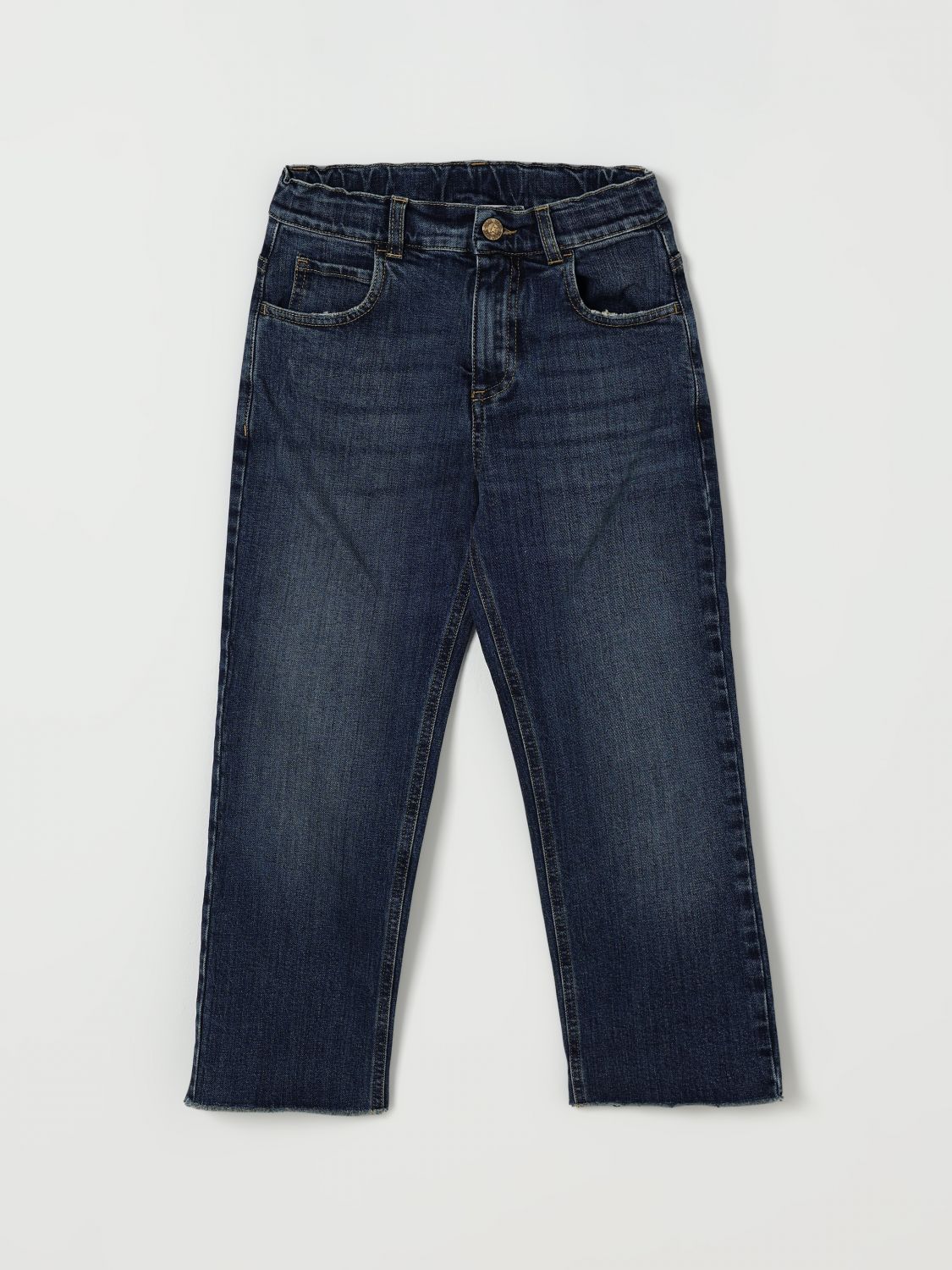 Golden Goose Jeans Kids Color Denim In Blue