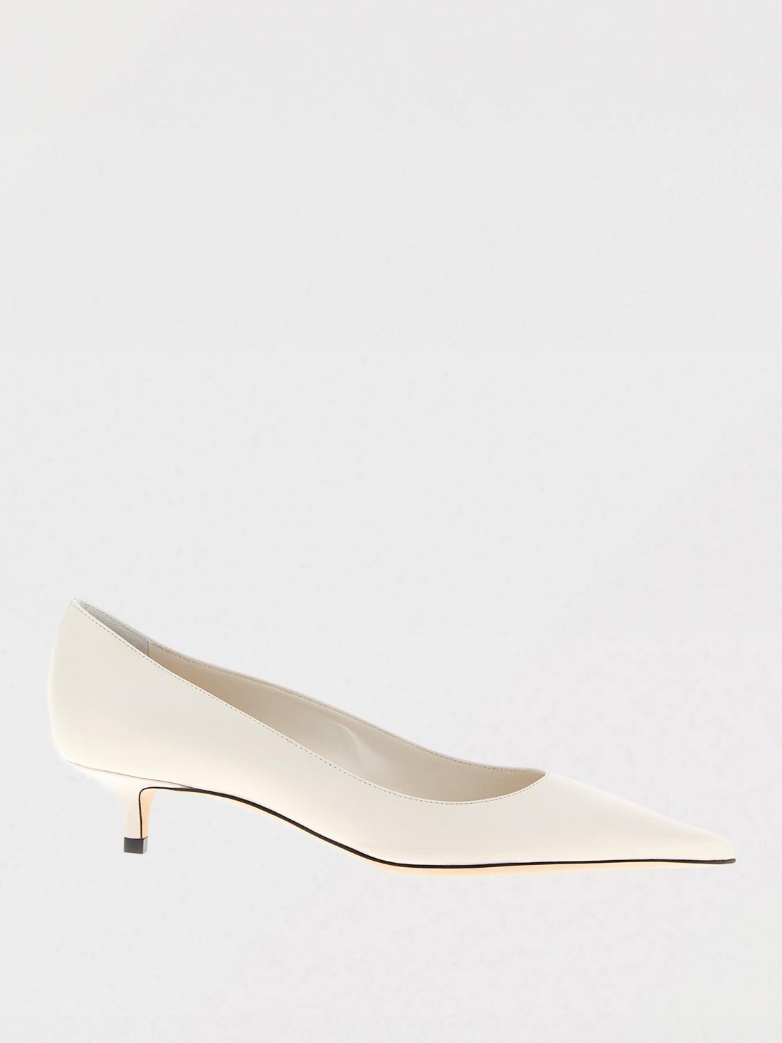 Jimmy Choo Amelia Leather Pumps In White