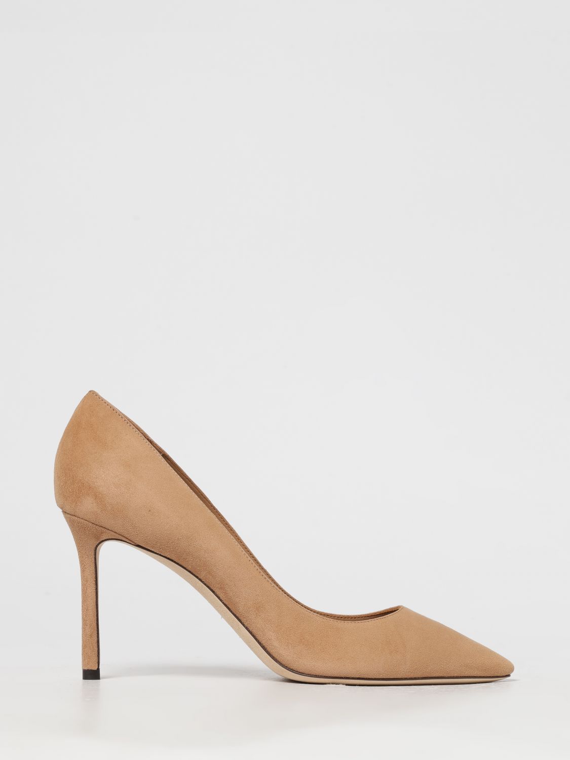 Jimmy Choo Shoes Woman Color Camel In Animal Print
