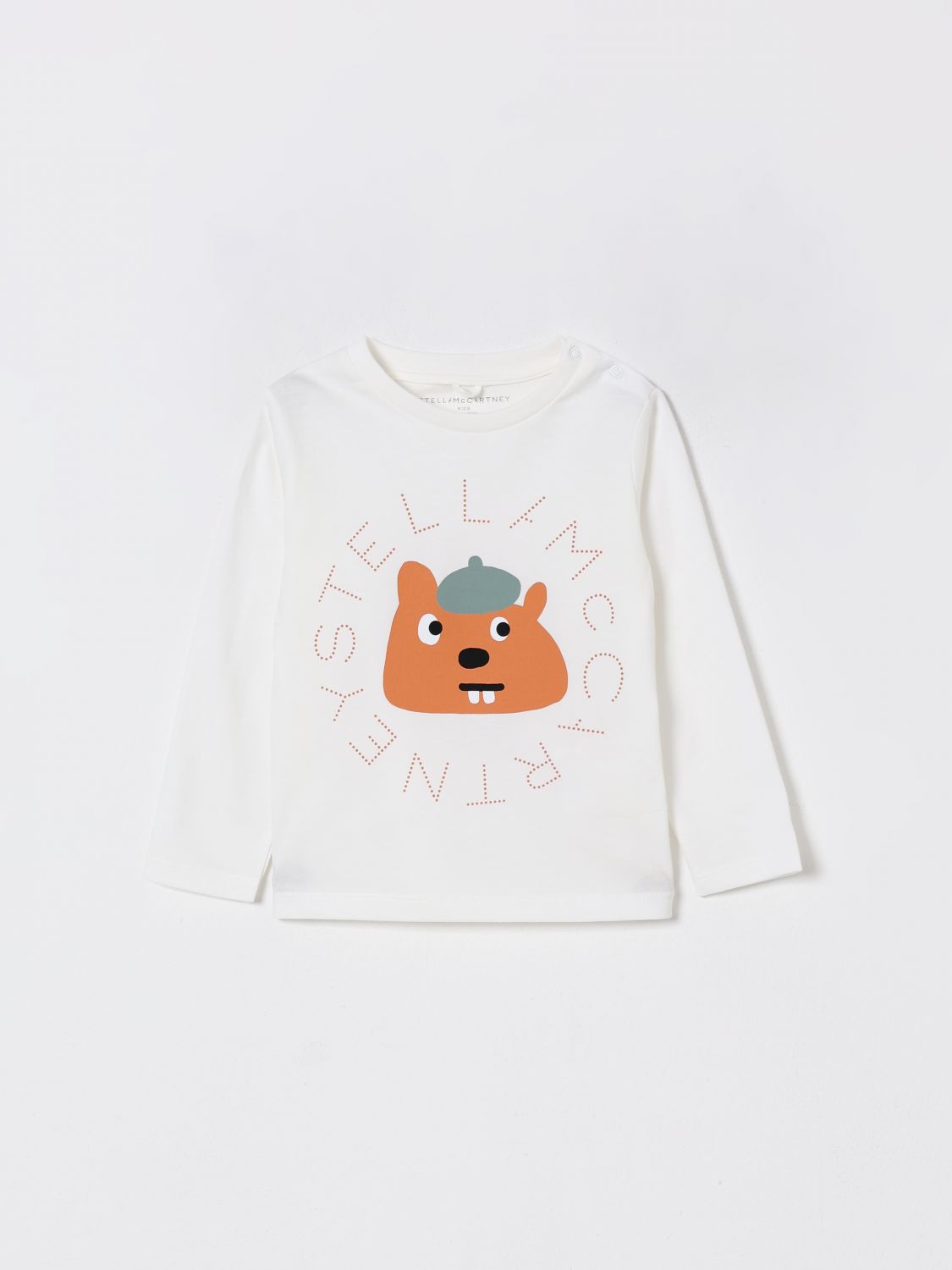 Stella Mccartney T-shirt  Kids Kids Color Ivory In Animal Print